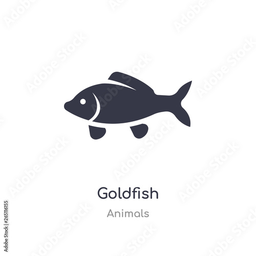 goldfish icon. isolated goldfish icon vector illustration from animals collection. editable sing symbol can be use for web site and mobile app