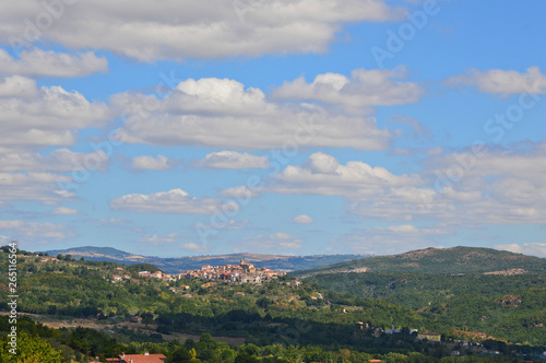 Images of the town of Morcone  a town in the Campania region