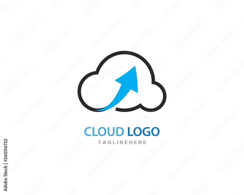 cloud logo vector cloud logo vector