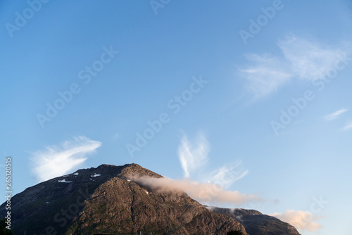 Abendlicht in Andalsnes und dem Isfjord photo