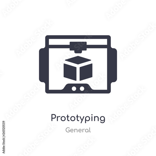 prototyping icon. isolated prototyping icon vector illustration from general collection. editable sing symbol can be use for web site and mobile app