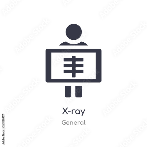 x-ray icon. isolated x-ray icon vector illustration from general collection. editable sing symbol can be use for web site and mobile app
