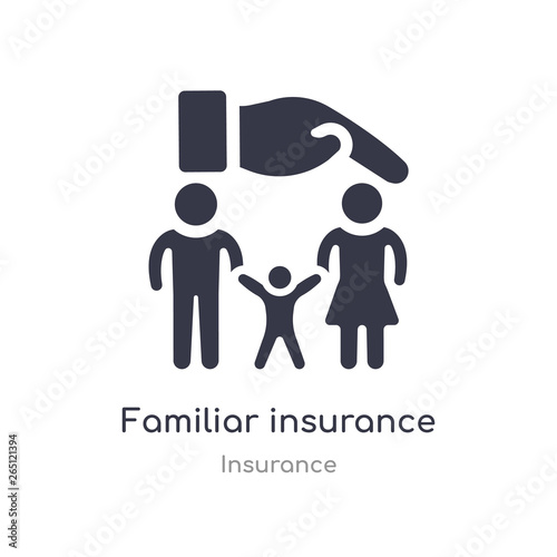 familiar insurance icon. isolated familiar insurance icon vector illustration from insurance collection. editable sing symbol can be use for web site and mobile app photo