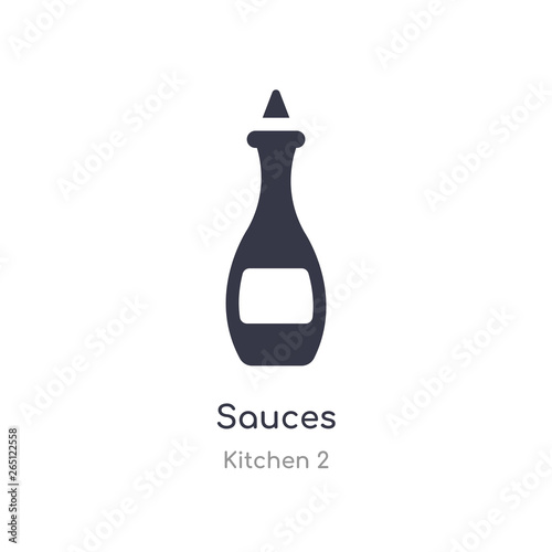 sauces icon. isolated sauces icon vector illustration from kitchen 2 collection. editable sing symbol can be use for web site and mobile app