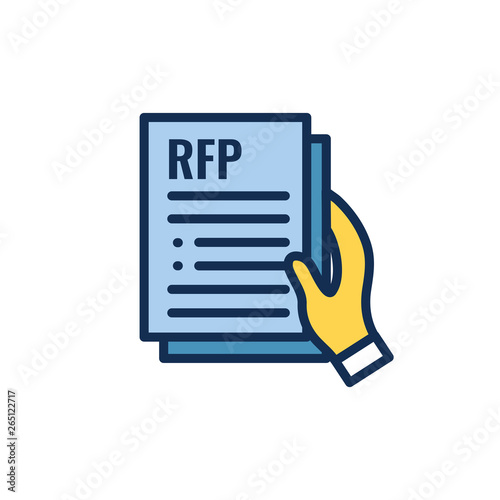 RFP Icon - request for proposal concept or idea