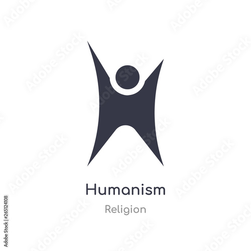humanism icon. isolated humanism icon vector illustration from religion collection. editable sing symbol can be use for web site and mobile app
