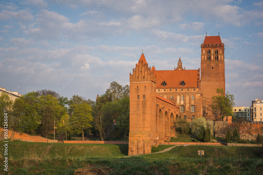 Castle in Kwidzyn in the spring, Pomorskie, Poland