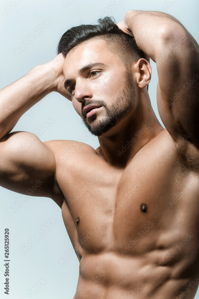 Strong sexy naked men