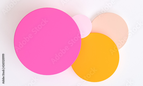 Minimalist abstract background, primitive geometrical figures, trend poster, 3D render ,for the advertized.