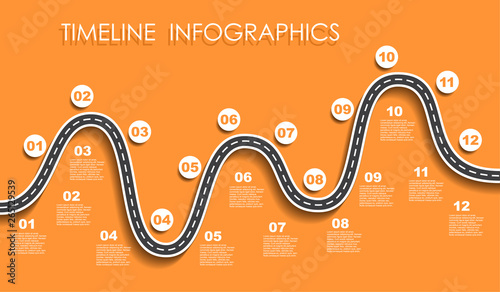 Infographic design template with place for your data. Vector illustration.