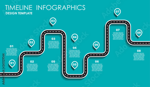 Infographic design template with place for your data. Vector illustration.