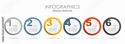 Infographic design template with place for your data. Vector illustration.