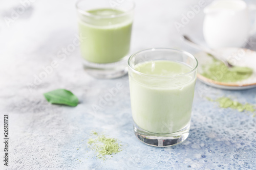 Iced Matcha green latte