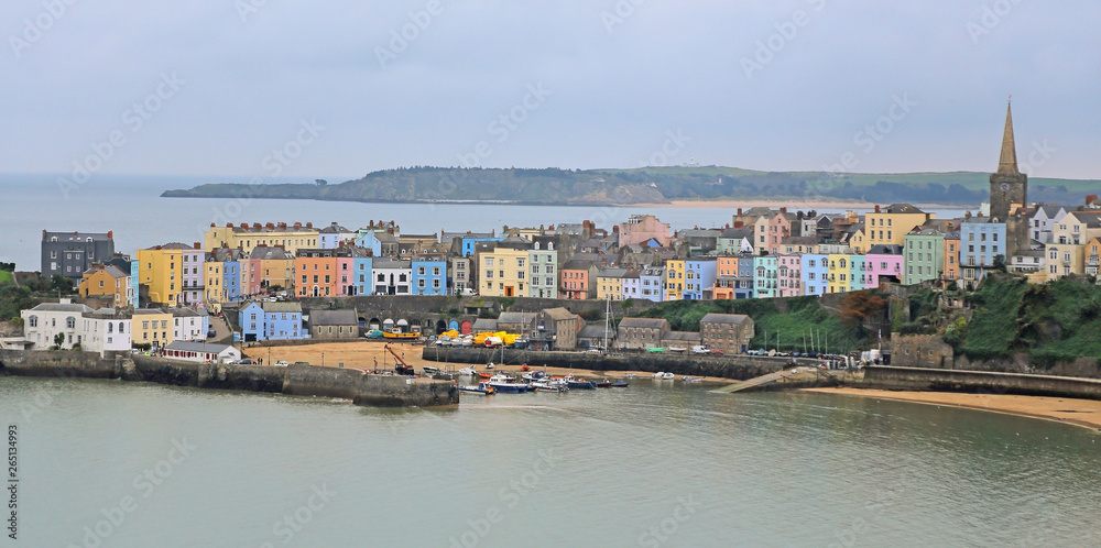 scenic view of Tenby Wales