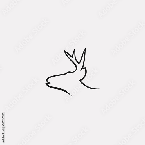 deer logo template