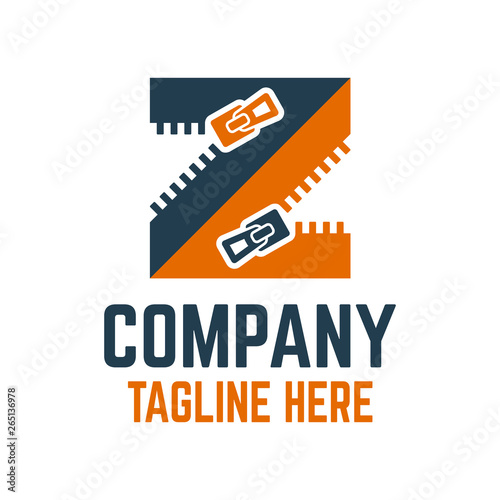 Modern ZIP letter Z logo