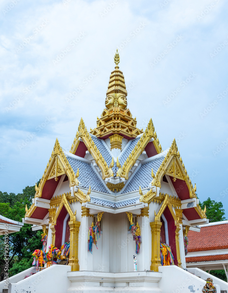 Fototapeta premium City pillar shrine of Phatthalung province . Thailand.