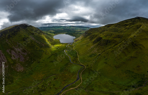 Annascaul Lake in Co Kerry Ireland photo