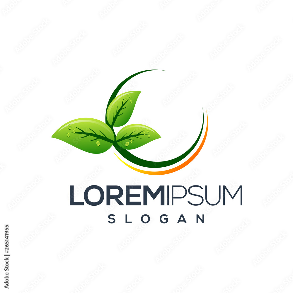 circle leaf logo design,vector,illustration circle leaf logo design,vector,illustration