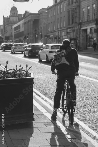 Work commute on a bike