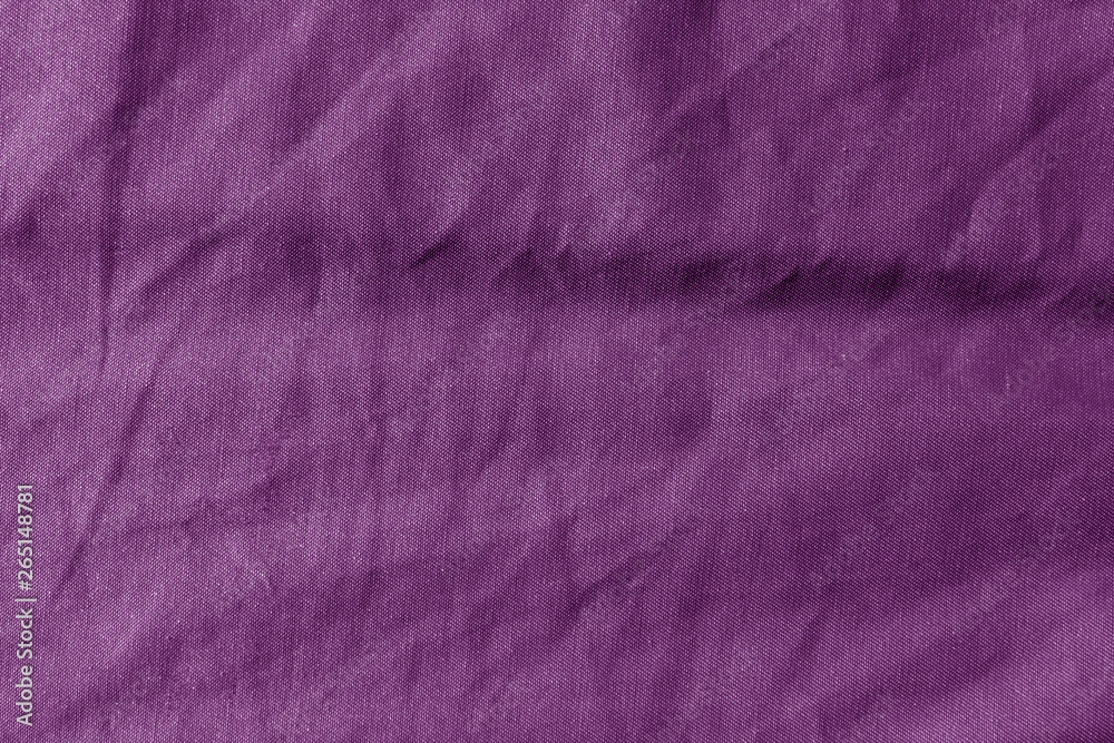 Sack cloth texture in purple color.