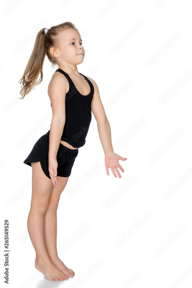 The little girl is catching the ball. The little girl is catching the ball.