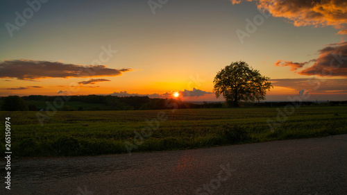 Sonnenuntergang Aske 28.04.19