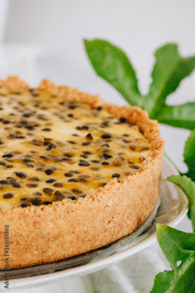 Passion fruit pie 2 Passion fruit pie 2