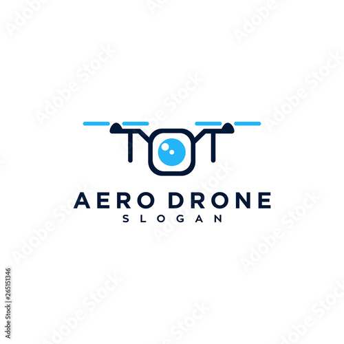 aero drone photography logo design