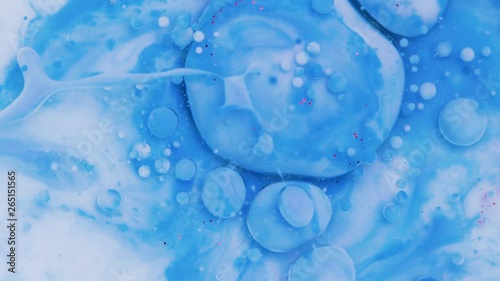 Wallpaper Mural Bright colorful acrylic paint. Fantastic surface with Chaotic motion liquid. Top view. Macro structure of Multicolored Bubbles Paint and Oil. Torontodigital.ca