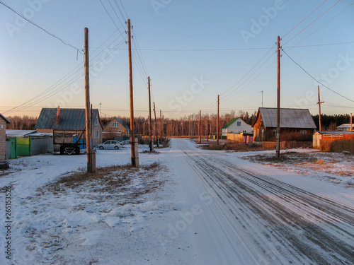 Travel to Border of Russia and Kazakhstan , photo of some small villages and cities on way, Khutorka,Karsy,Yasnyye Polyany © Pixiversal