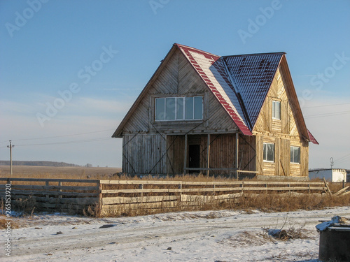 Travel to Border of Russia and Kazakhstan , photo of some small villages and cities on way, Khutorka,Karsy,Yasnyye Polyany photo