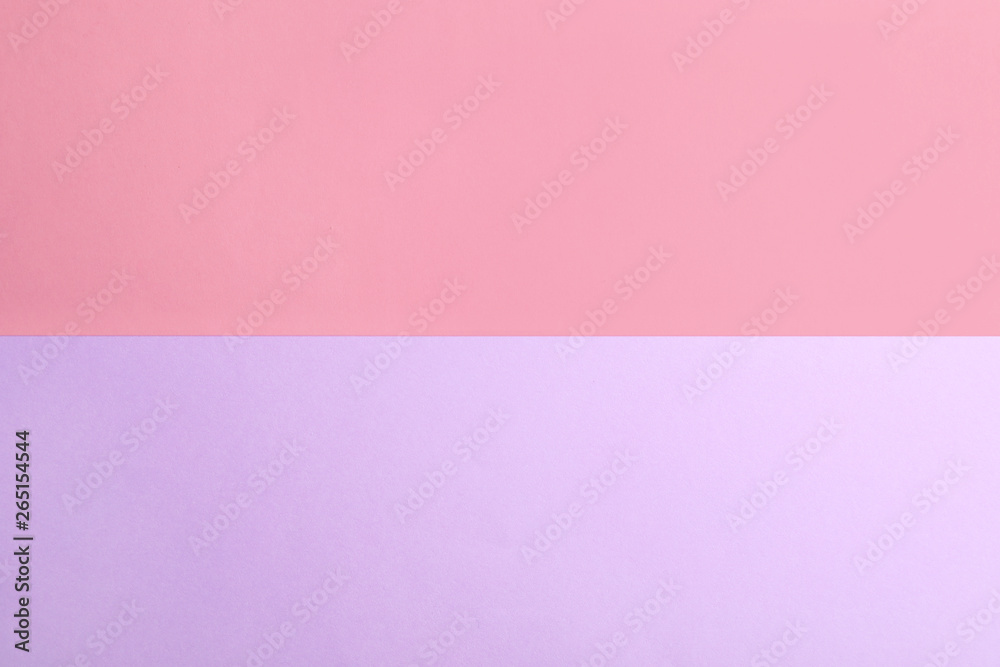 Violet and pink paper sheets as colorful background, top view Violet and pink paper sheets as colorful background, top view
