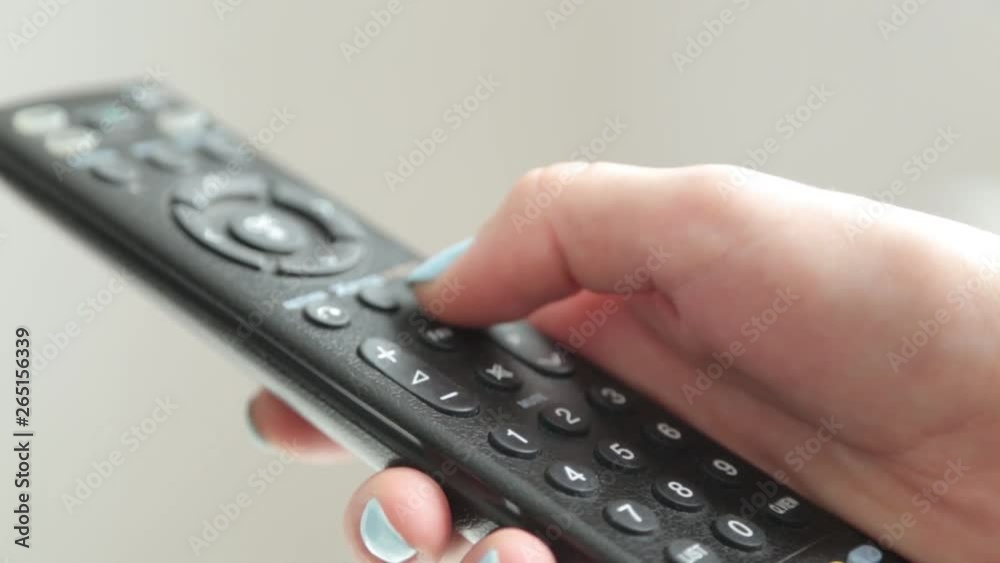 Hand dialing a number of digits. Press the buttons on the TV remote. Hand dialing a number of digits. Press the buttons on the TV remote.