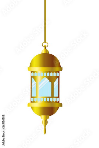 ramadan kareem lantern hanging icon