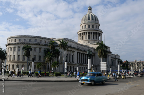 Cuba: The capitolio, the government building for the parliament in La Habana © gmcphotopress