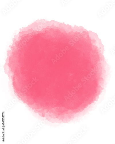 watercolor brush pink photo