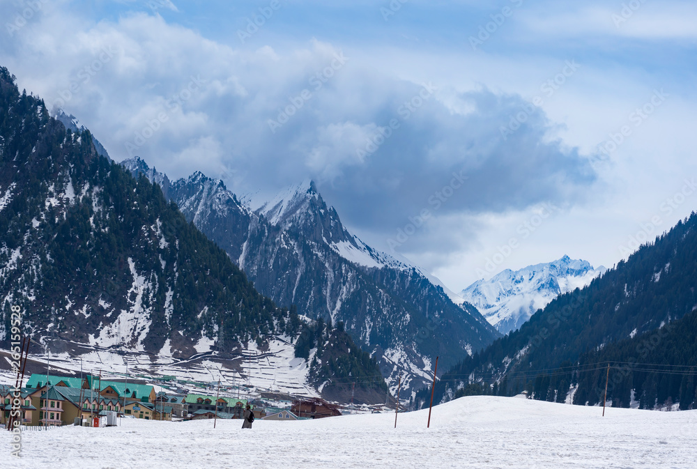 Beautiful Mountains of Sonamarg, Jammu and Kashmir state, India. historical significance and was a gateway on ancient Silk Road along with Gilgit connecting Kashmir with Tibet Beautiful Mountains of Sonamarg, Jammu and Kashmir state, India. historical significance and was a gateway on ancient Silk Road along with Gilgit connecting Kashmir with Tibet