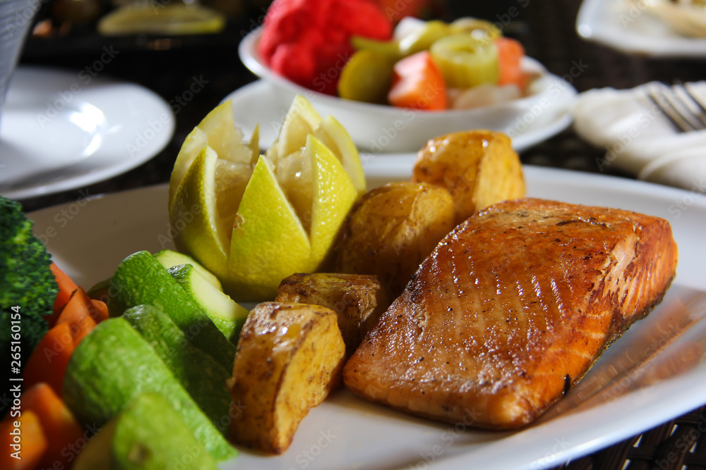 Grilled Salmon Dish-2