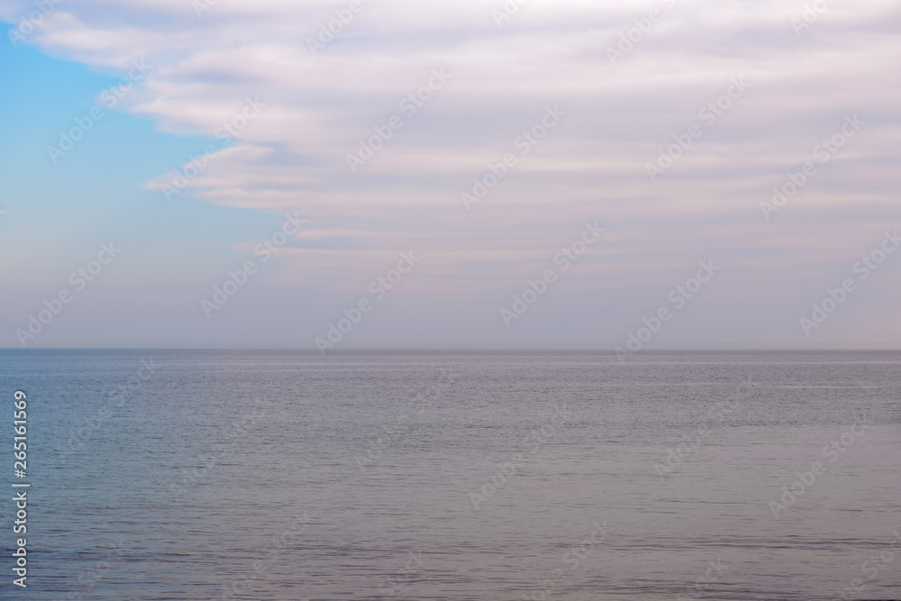 Seascape at sunset Horizontal natural background. Seascape at sunset Horizontal natural background.