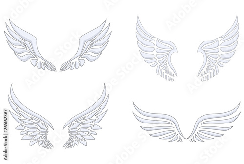Cartoon angel wings collection set © Ciputra