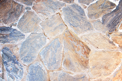 Floor made of stones background