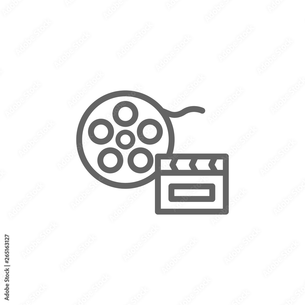 Movie, USA icon. Element of United States icon. Thin line icon for website design and development, app development. Premium icon Movie, USA icon. Element of United States icon. Thin line icon for website design and development, app development. Premium icon