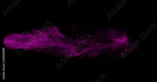 Abstract dynamic particles  texure