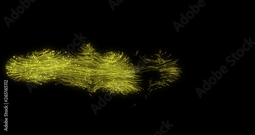 Abstract dynamic particles  texure