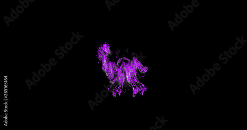 Abstract dynamic particles  texure