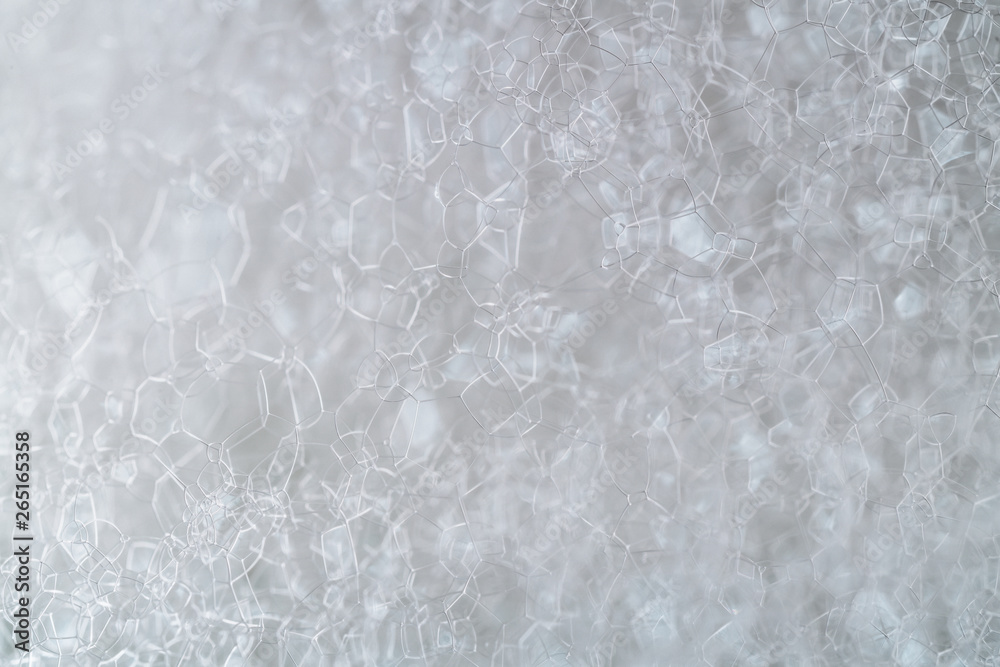 Fototapeta premium Soap bubbles extreme closeup creating elegant and stylish look