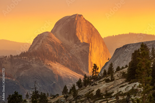Spectacular views of the Yosemite National Park in autumn, Calif