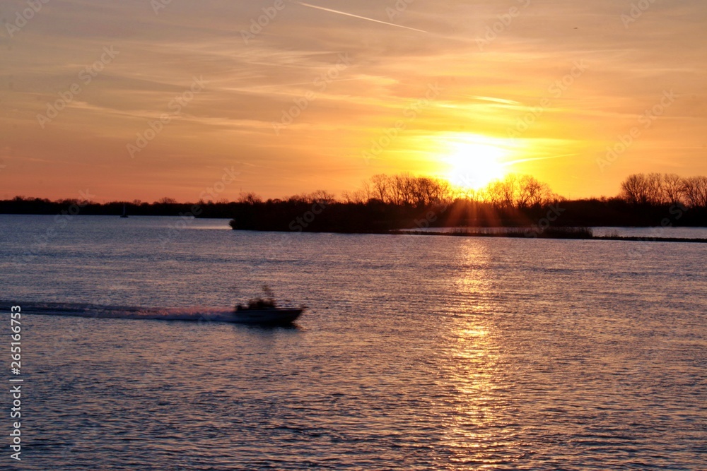 Boat at Sunrise