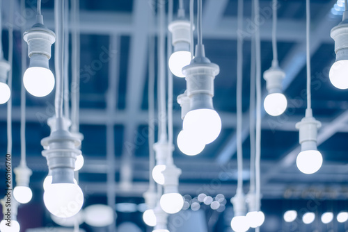 Led lamps or white lamps environment electronic